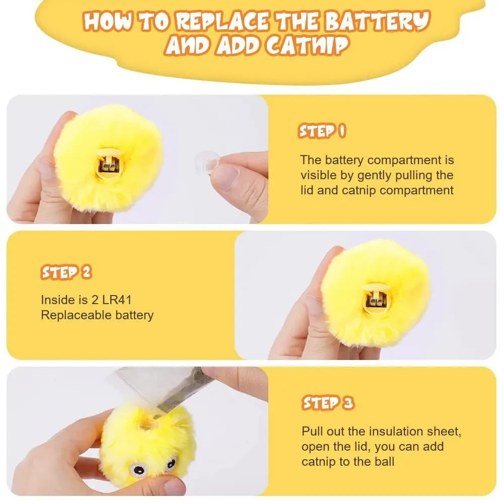 Electronic Plush Pet Training Ball