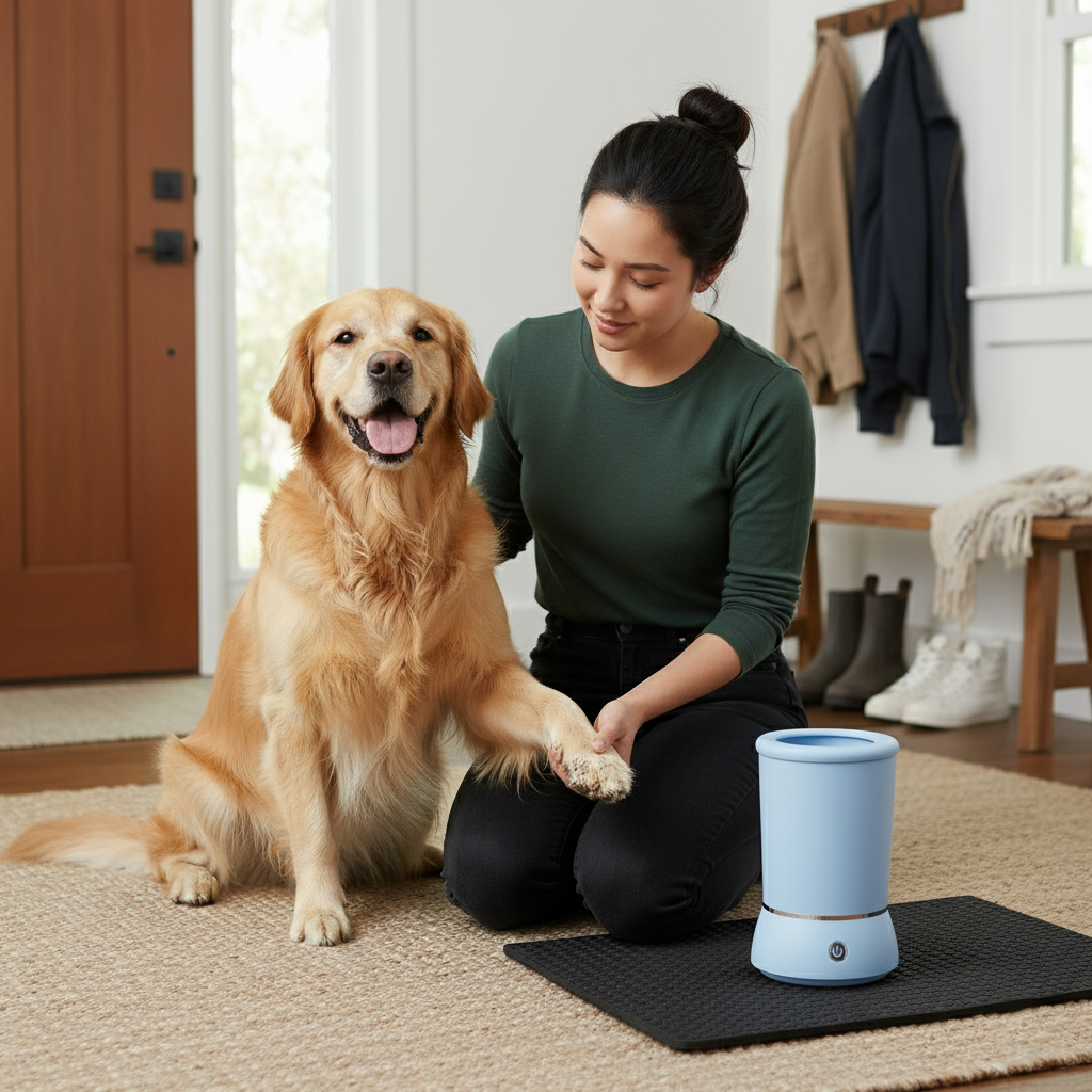 Automatic Pet Paw Cleaner